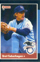 1988 Donruss All-Stars Baseball Cards  008      Bret Saberhagen